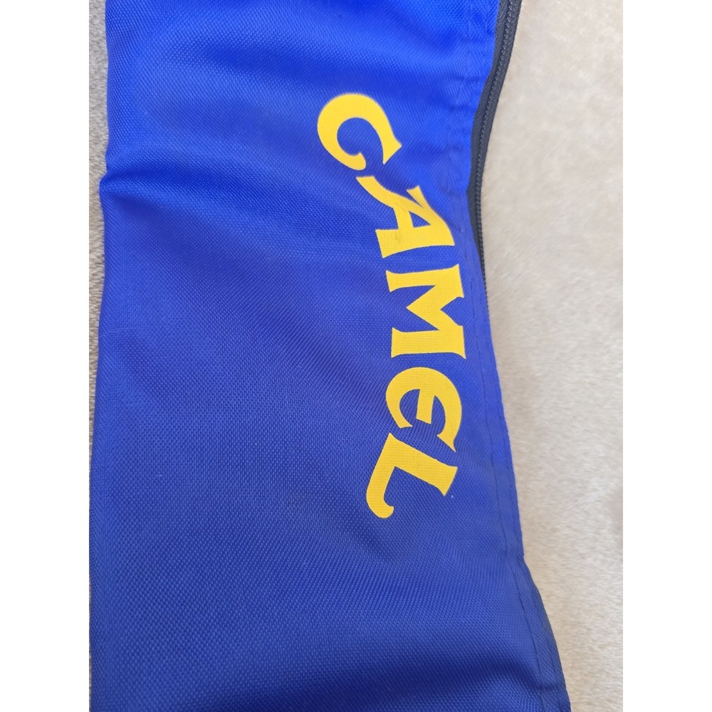 NEW! Vintage 1990s Camel Brand Pool Stick / Zip Canvas Storage Bag Case - Picture 4 of 6
